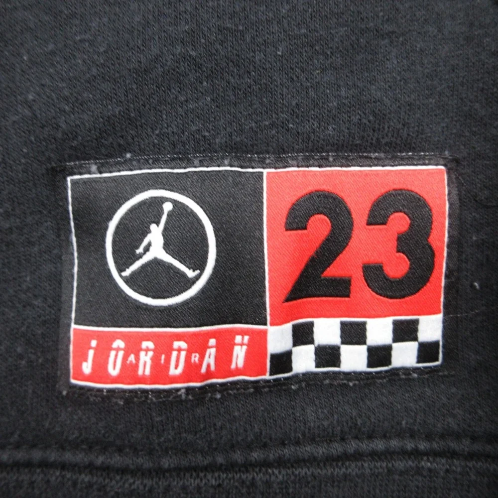 Jordan Sweater Mens Medium Black Sport DNA Racing Pullover Hoodie Sweatshirt